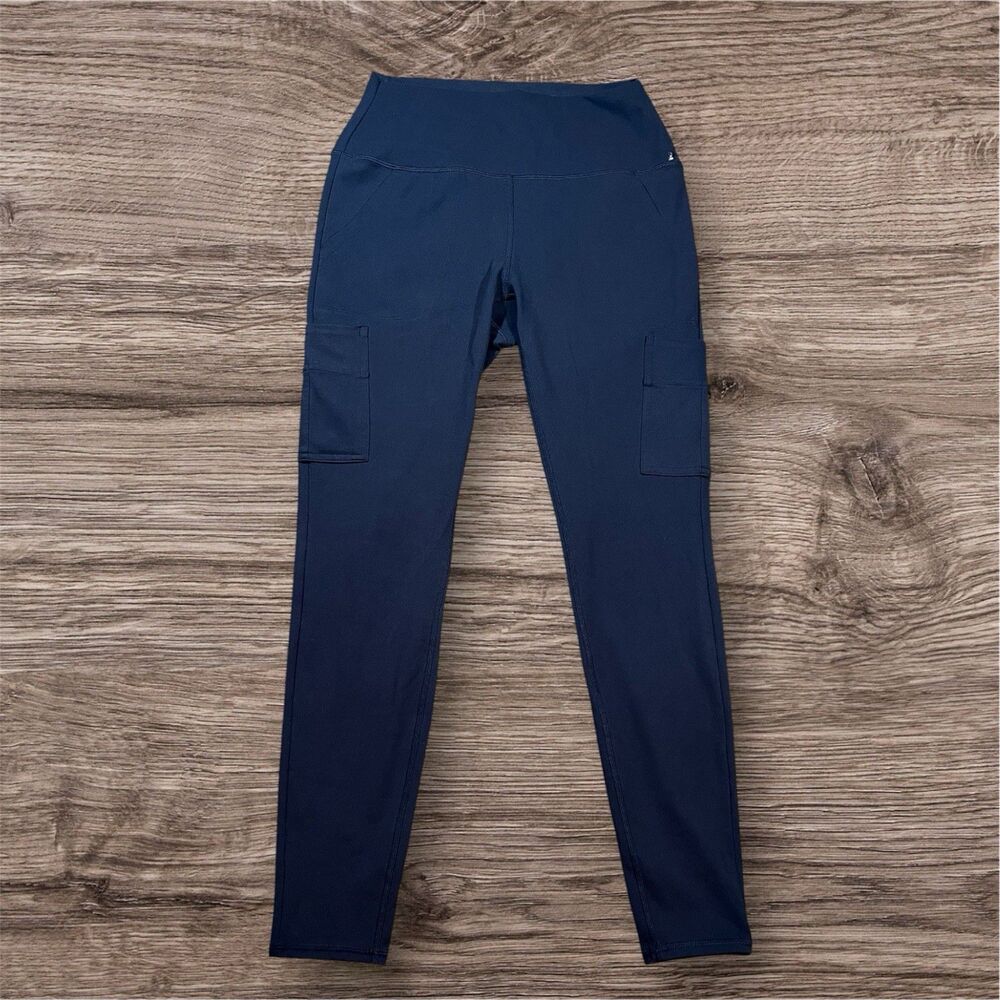 Spyder Active Black Leggings Athletic With Side Pockets Women’s Size Medium